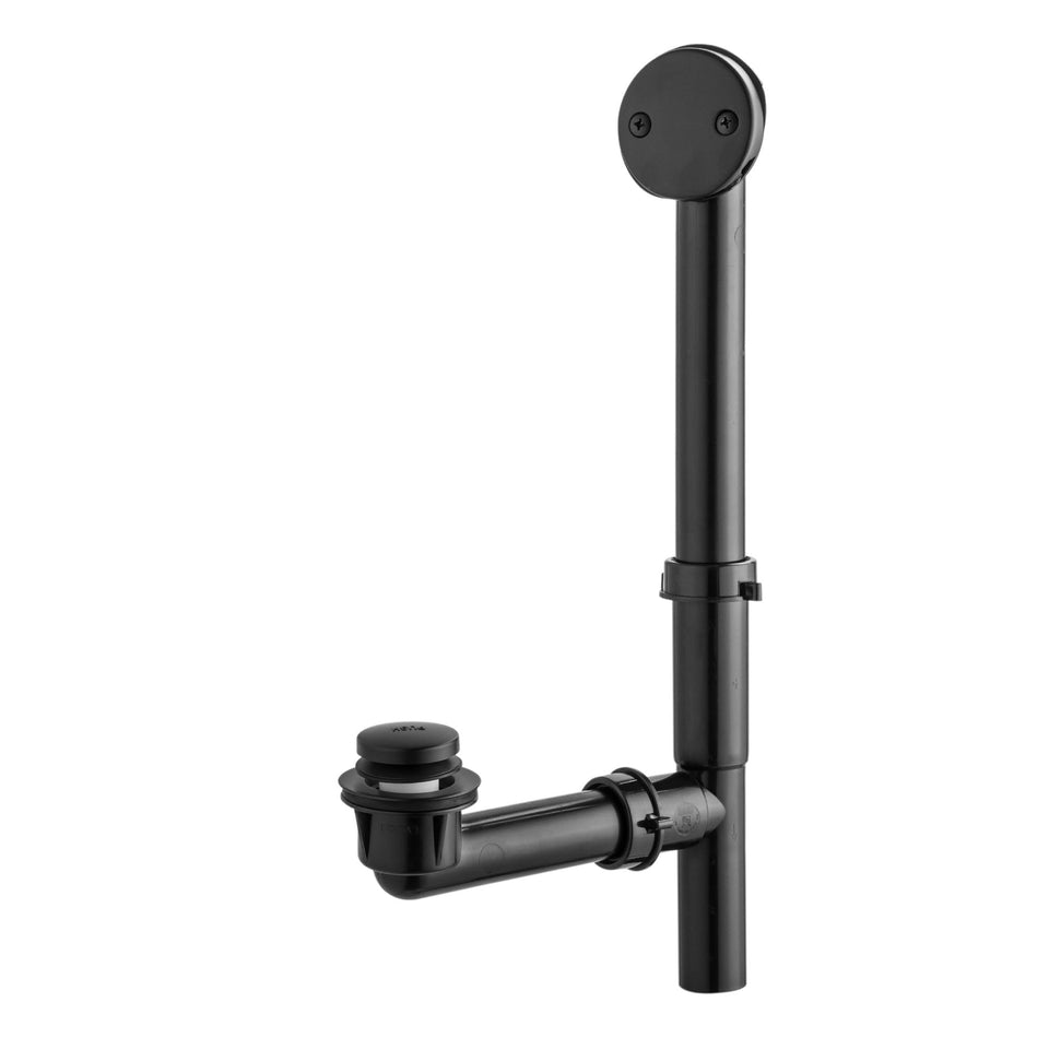 Artiwell bath drain kit stopper close-up showing easy press-to-seal function for quick water retention.