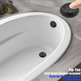 Artiwell universal-fit drain kit fits most standard tubs for easy replacement.