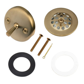 Artiwell Champagne Bronze trip lever drain with durable finish