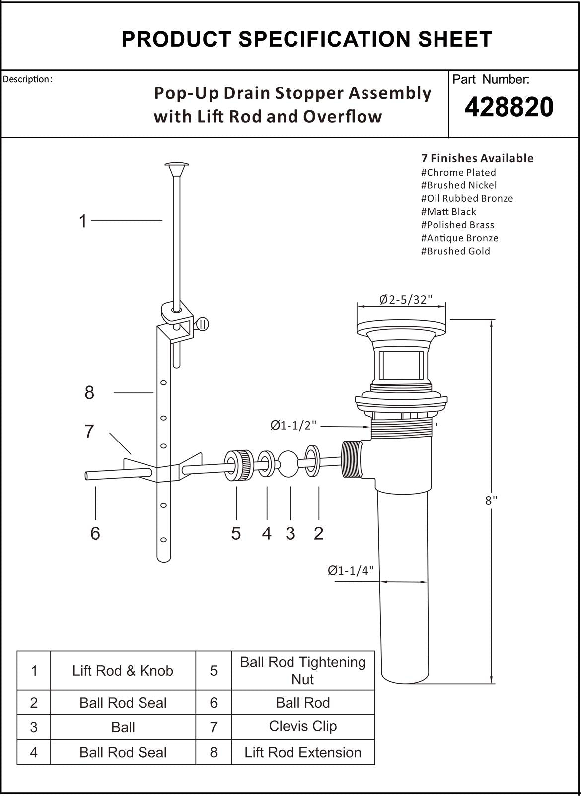 Artiwell chrome interiors are designed for reliable sealing.