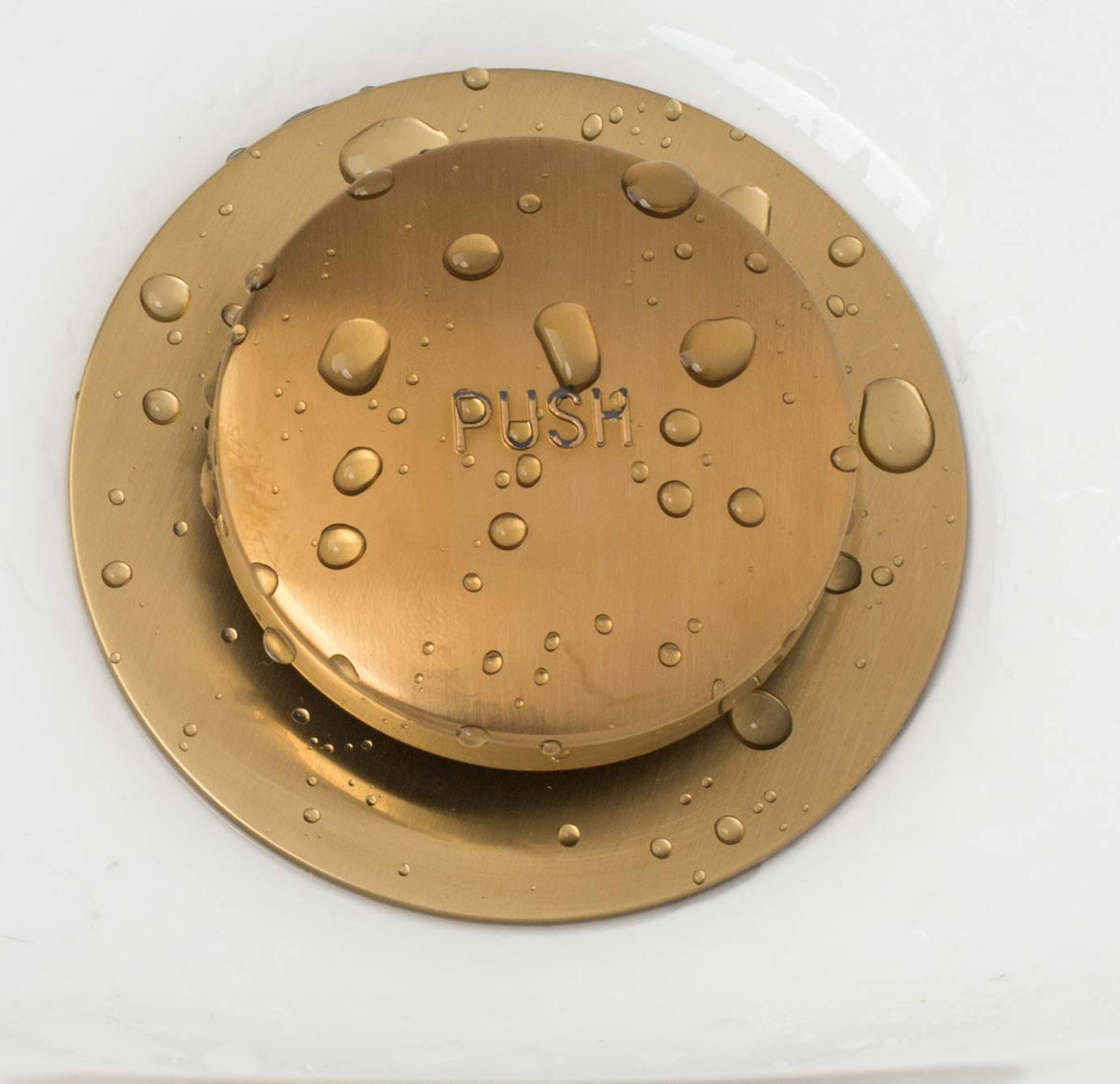 Drain plug includes washer for a reliable seal and smooth operation.