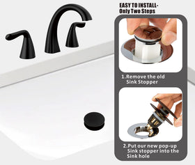 Artiwell drain stopper with integrated strainer for anti-clogging and sealing