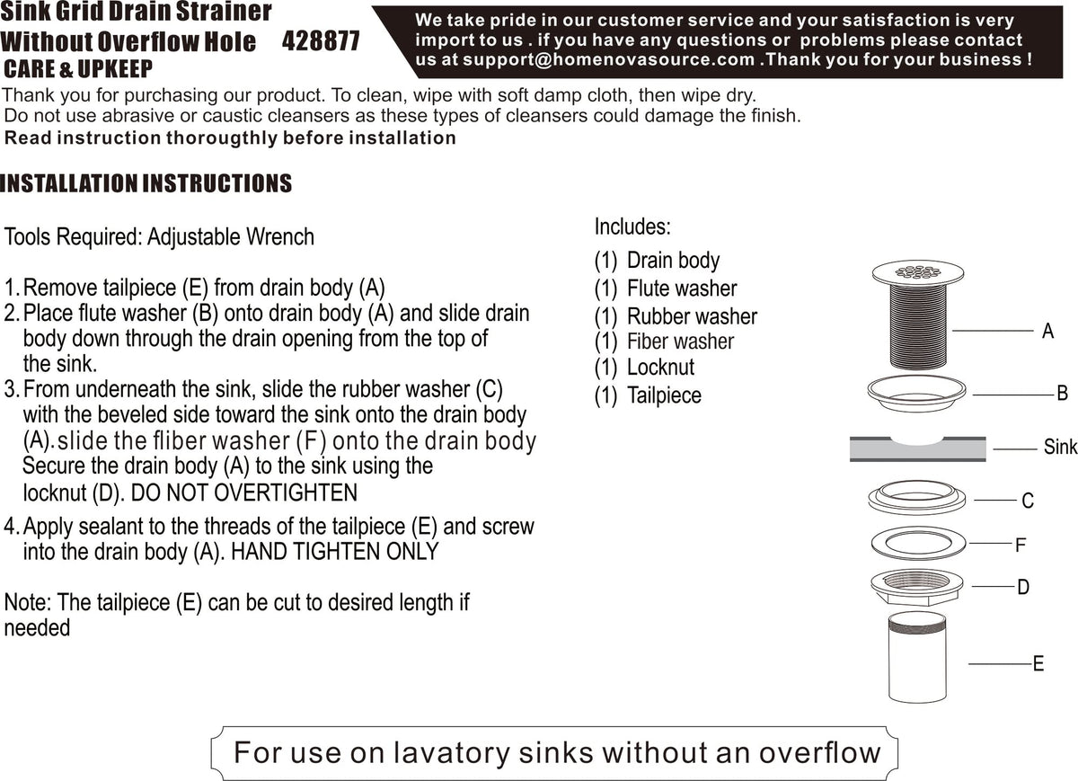 Artiwell easy-install guide streamlines DIY setup without plumbers putty.