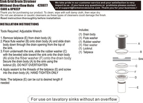 Artiwell easy-install guide streamlines DIY setup without plumbers putty.