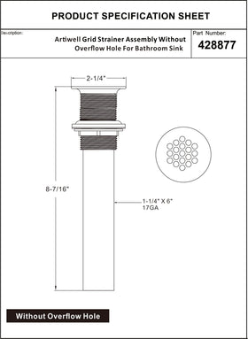 Artiwell grid-strainer-gasket-no-plumber-putty, seal without plumber putty for cleaner install.