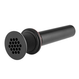 Artiwell overflow-ready grid strainer in action, prevents sink flooding.