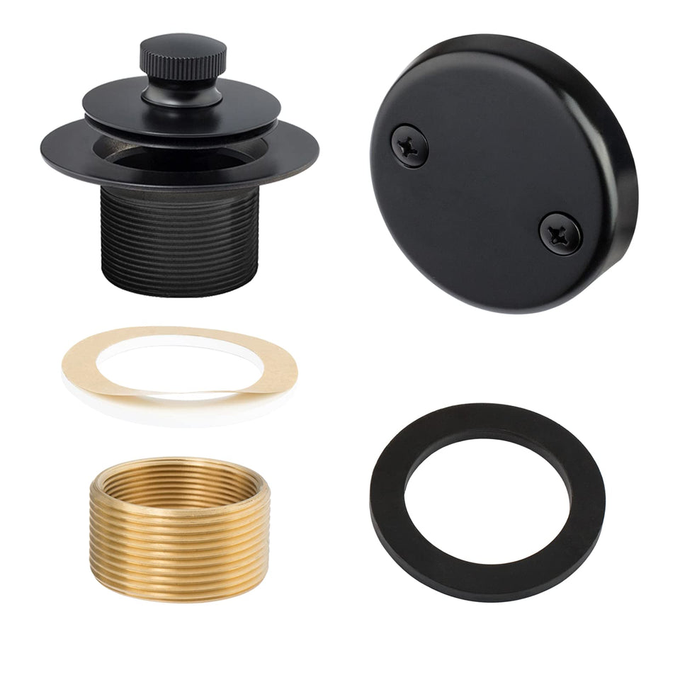Artiwell matte black lift and turn tub trim set shown with premium finish for a stylish bathroom upgrade