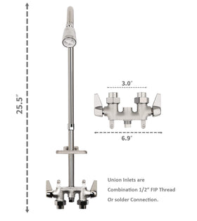 Artiwell 8-inch riser extension for taller setups and adjustable reach