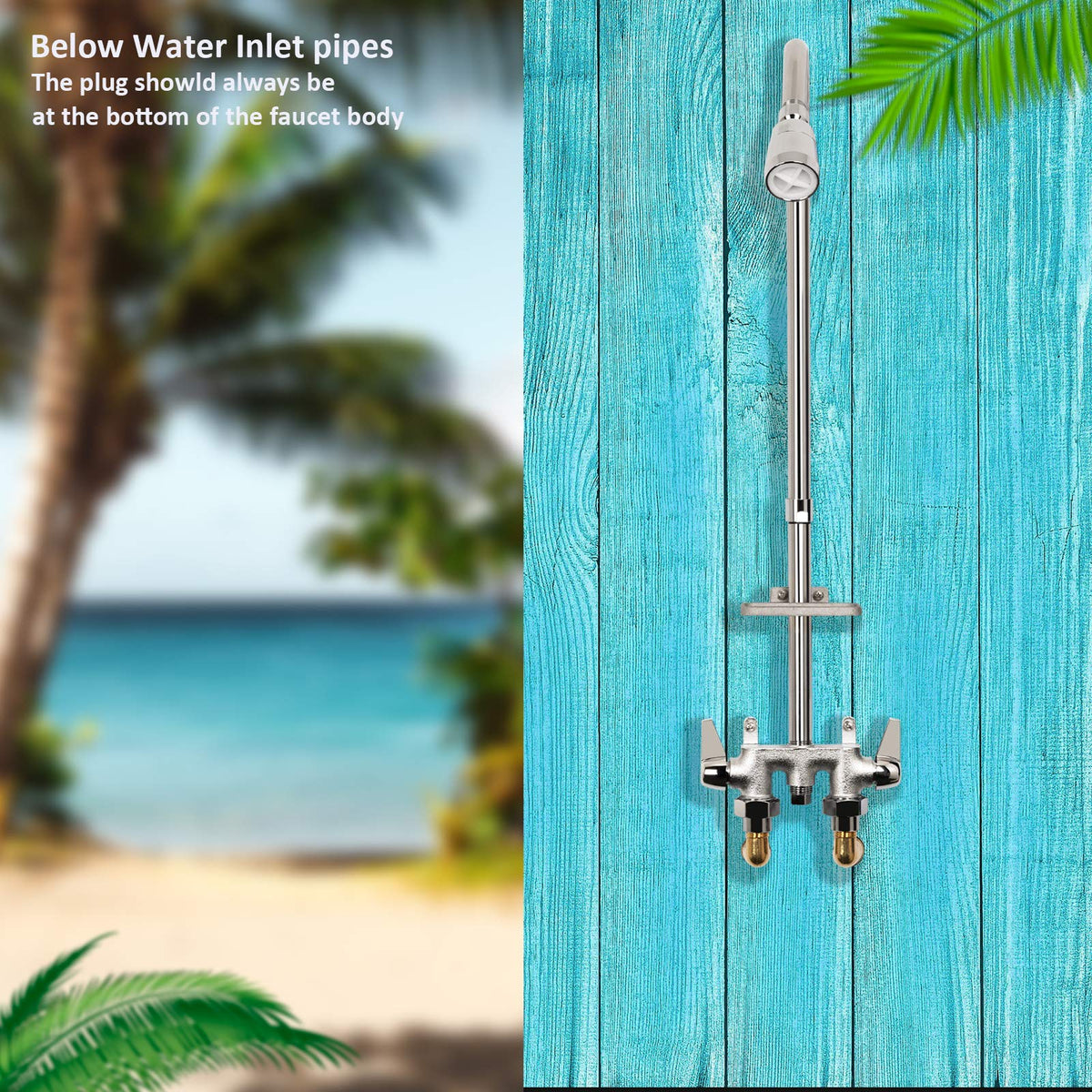 Artiwell included install accessories: screws and plumber’s tape for easy setup