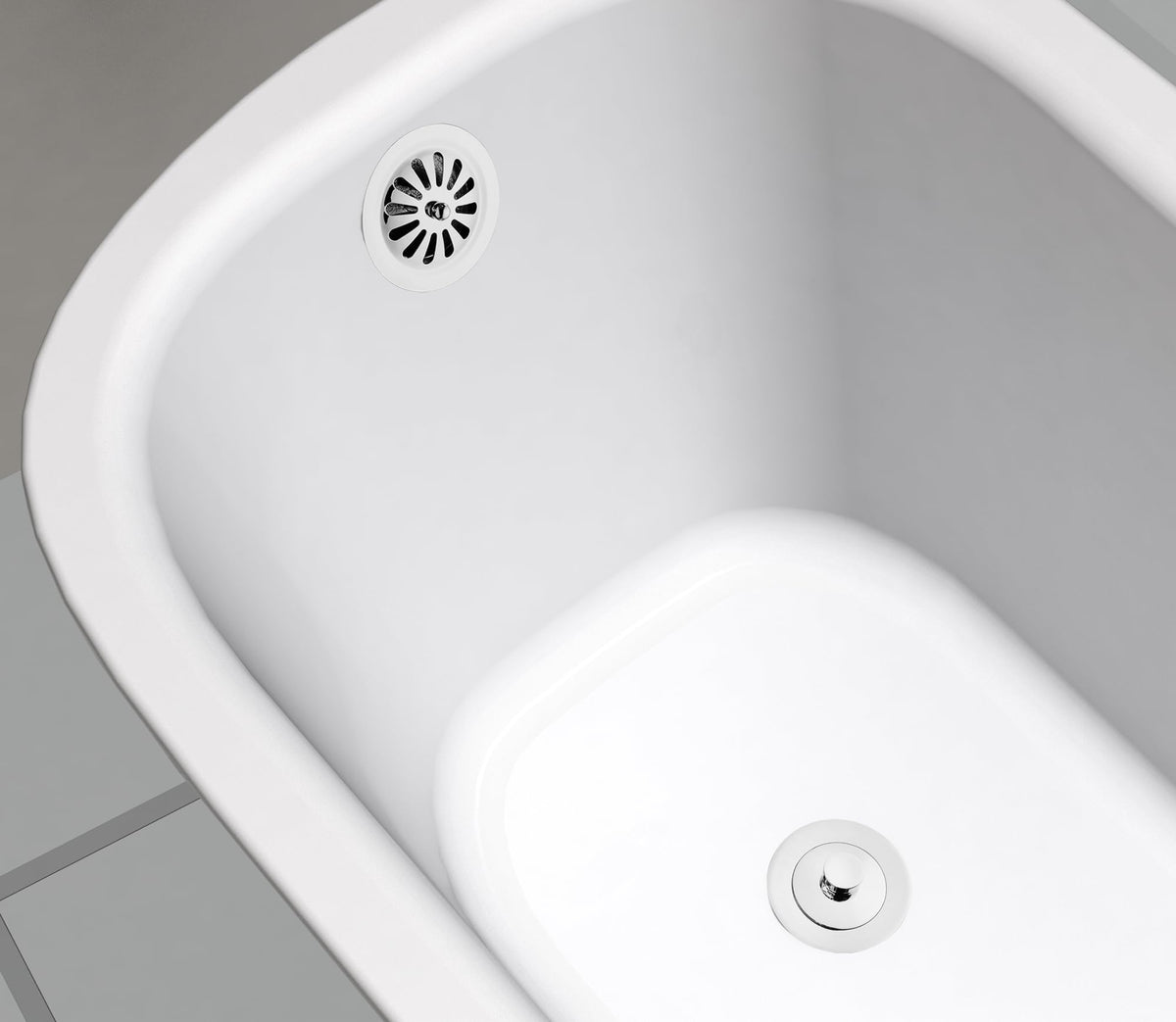 Artiwell overflow cover stainless steel finish adds protection and style