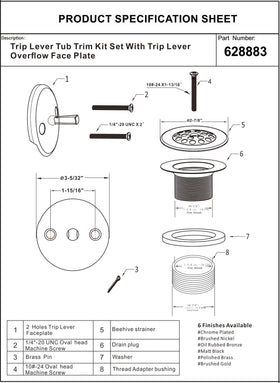 Artiwell overflow faceplate keeps water control neat and reliable.