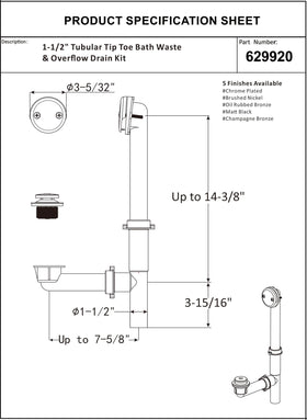 Artiwell slip joint installation offers quick, adjustable setup