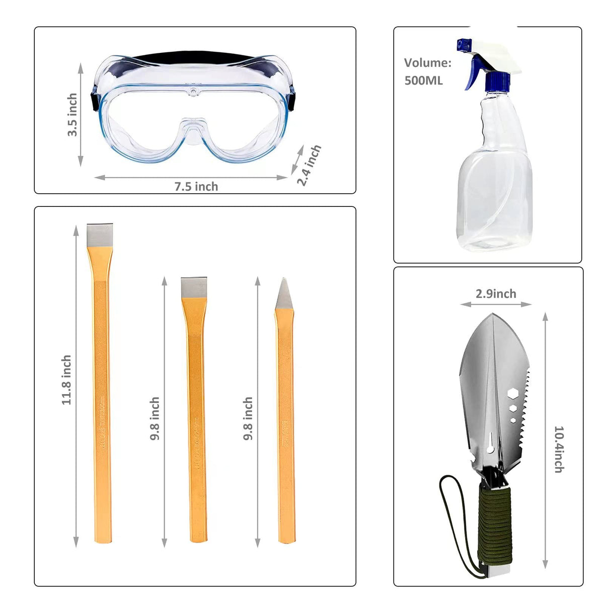 ARTKUNST 32 oz rock hammer enables efficient sample collection