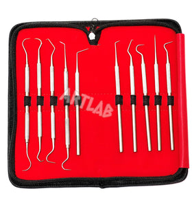 Artlab Premium Probe Set hook tip for grabbing and guiding.