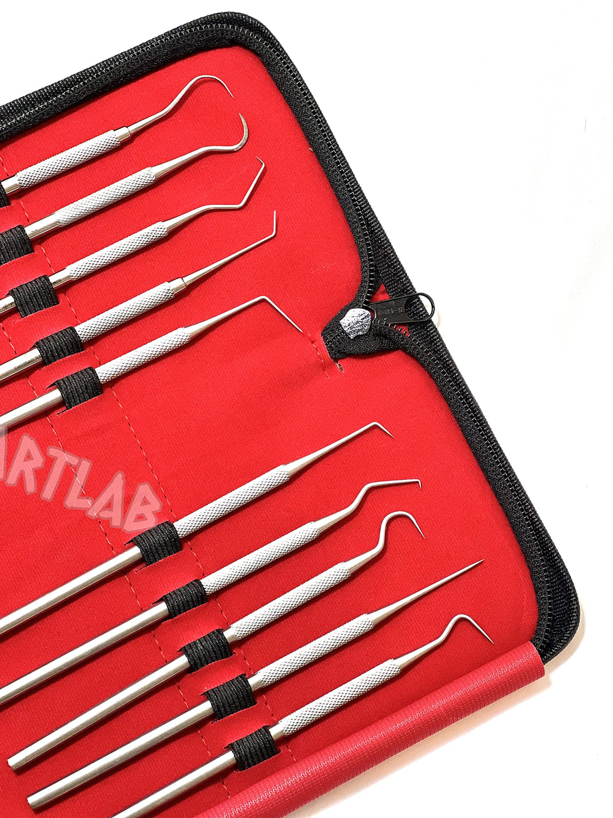 Artlab Premium Probe Set short double tips for versatile precision tasks.