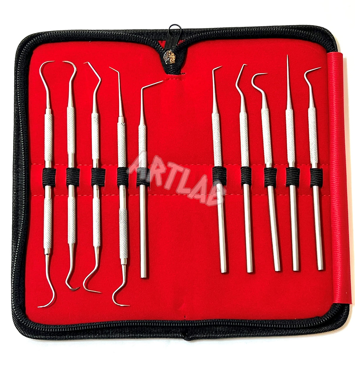 Artlab Premium Probe Set with straight tips for precise micro work.