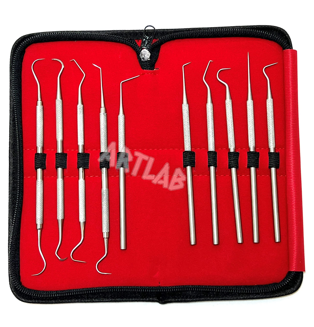 Artlab Premium Probe Set triple tips provide multi-angle access.