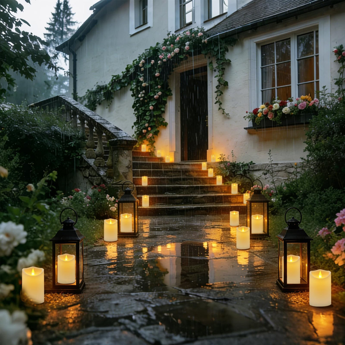 Artmarry remote control for flickering flames and timer functions