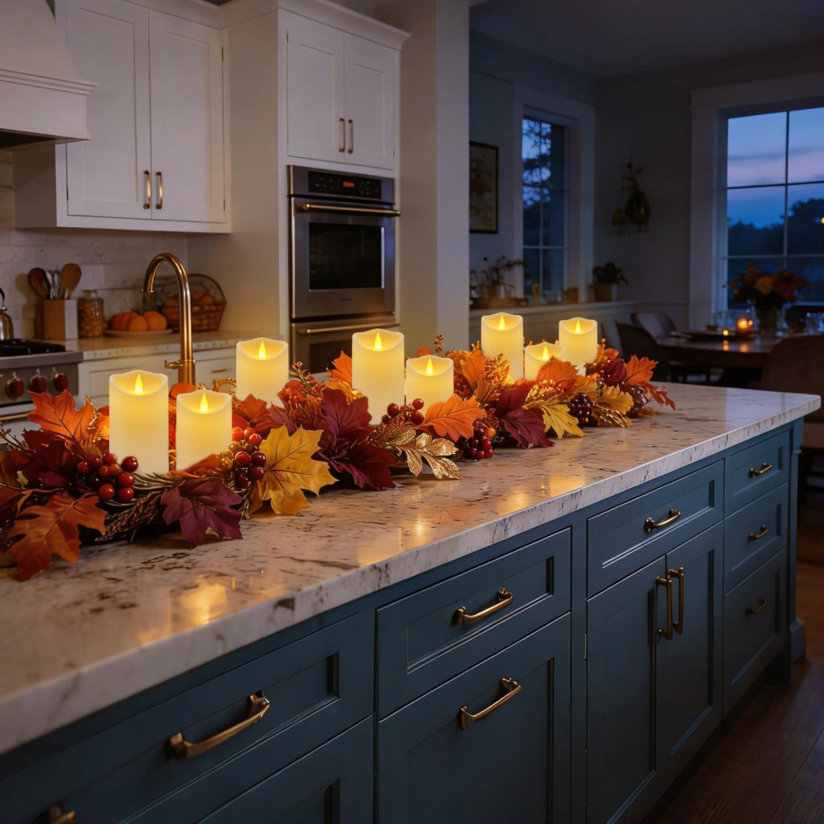 Artmarry candle bottom ring provides weather-ready stability