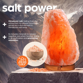 ArtNaturals dimmable Himalayan salt lamp offers adjustable glow for any mood.