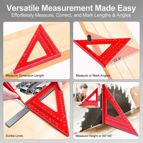 ARTYMASTER 0-90 degrees angle marking helps you mark perfect angles quickly.