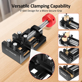 ARTYMASTER vise shows 0-2.48in clamping range ideal for small parts.