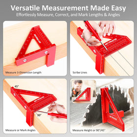 ARTYMASTER WT102A built-in pencil sharpener for quick marking on site.
