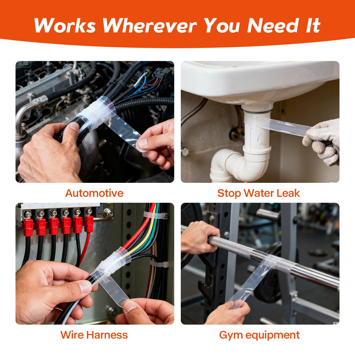 Arvyne heat-resistant silicone tape offers flexible sealing in extreme temperatures.