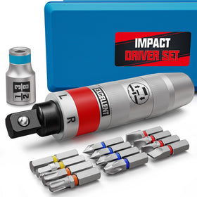 Arwealxs half-inch drive manual impact driver set for loosening rusted fasteners