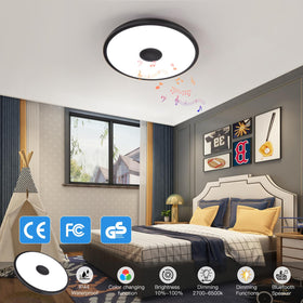ASALL dimmable RGB lamp with remote control ready to set mood lighting.