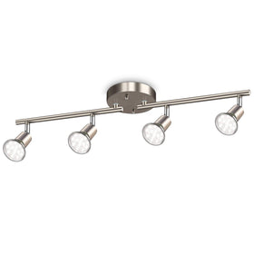 Ascher 4-light LED track lighting kit for versatile room illumination