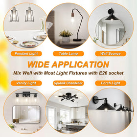 Ascher bulb delivers 700 lumens with vibrant color rendering.