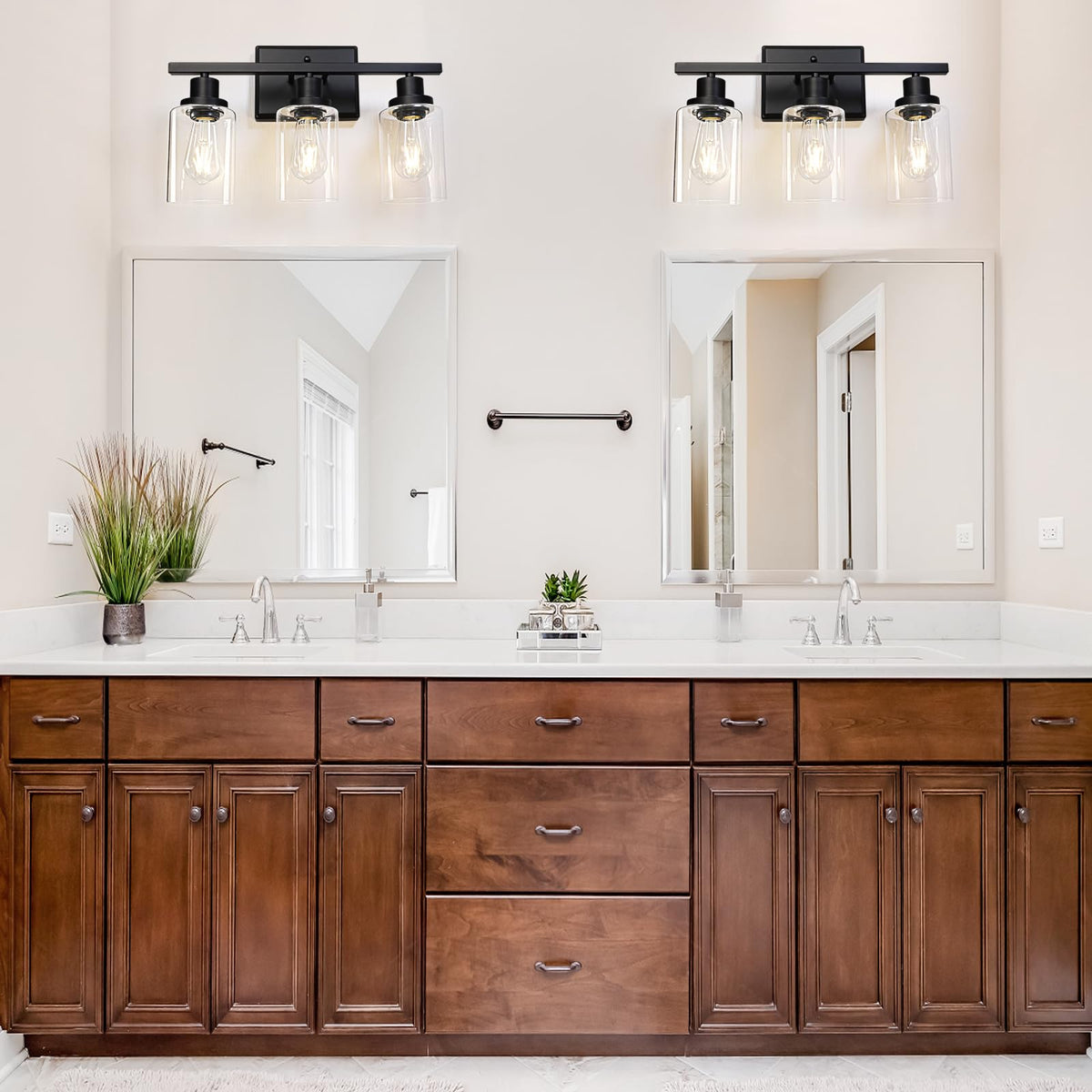 Ascher wall light fits bathrooms, kitchens, hallways for consistent lighting accents.