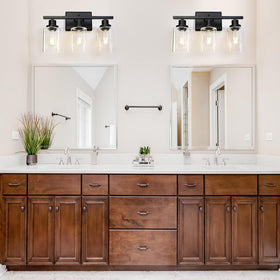 Ascher wall light fits bathrooms, kitchens, hallways for consistent lighting accents.