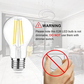 Ascher 280-degree beam angle provides wide, even illumination.