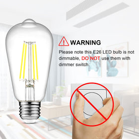 Ascher crystal-clear glass bulb showcases retro design with energy efficiency