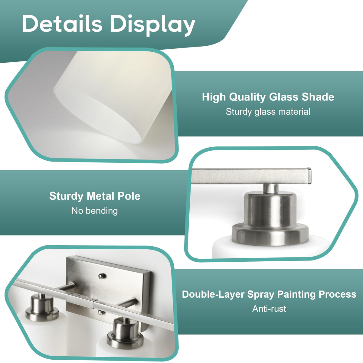 Ascher fixture with E26 sockets supports LED CFL and more