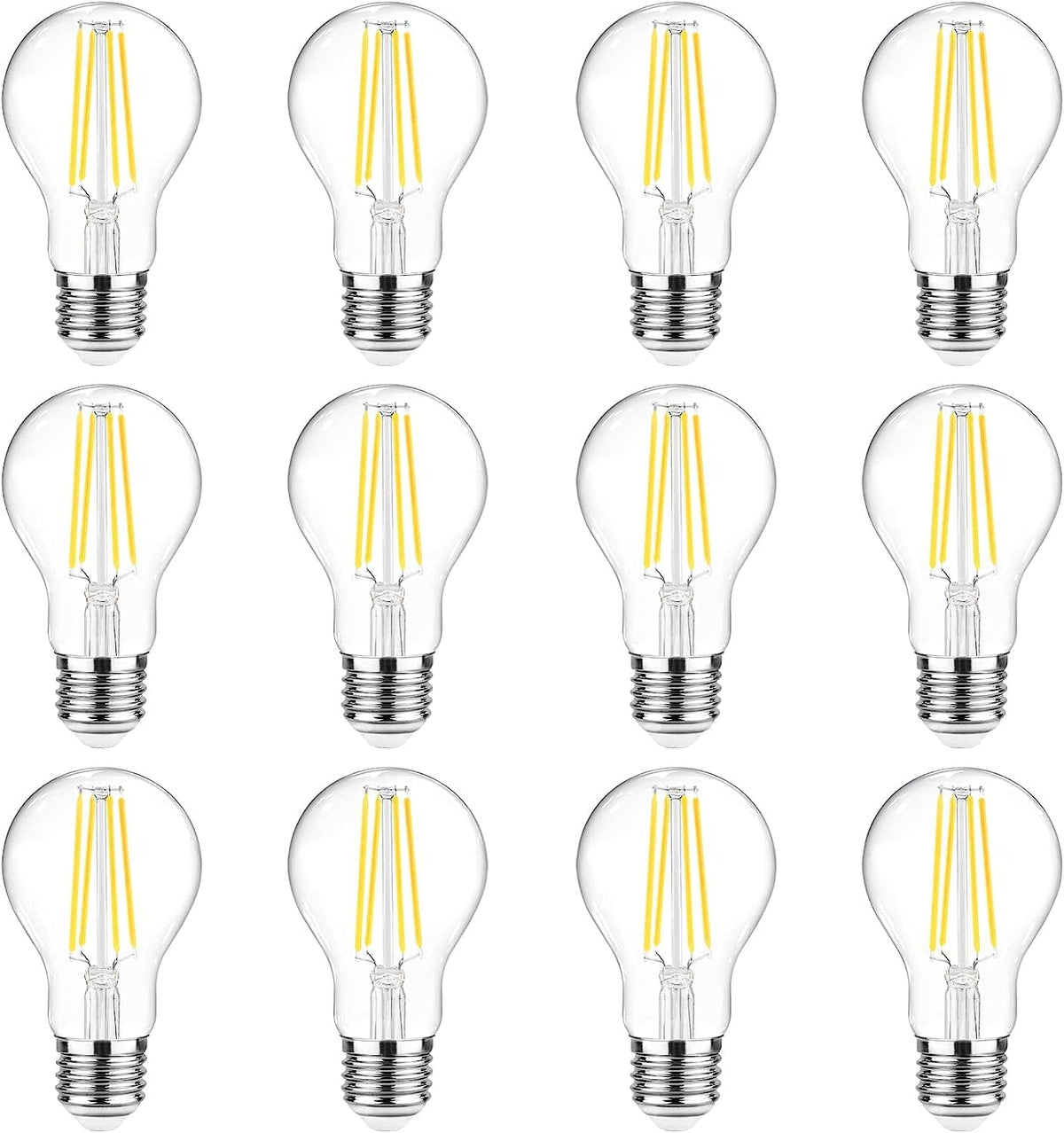Ascher filament LED bulb in clear glass ideal for chandeliers and pendants.