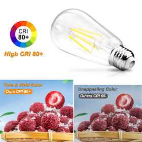 Ascher flicker-free operation with no UV or IR radiation