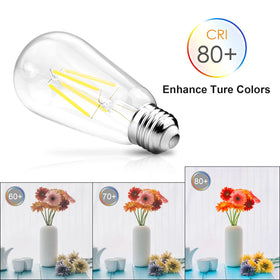 Ascher high-CRI LED filament bulb renders colors accurately in any room