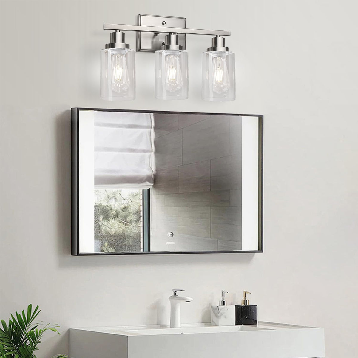 Ascher fixture includes mounting hardware for quick, secure installation