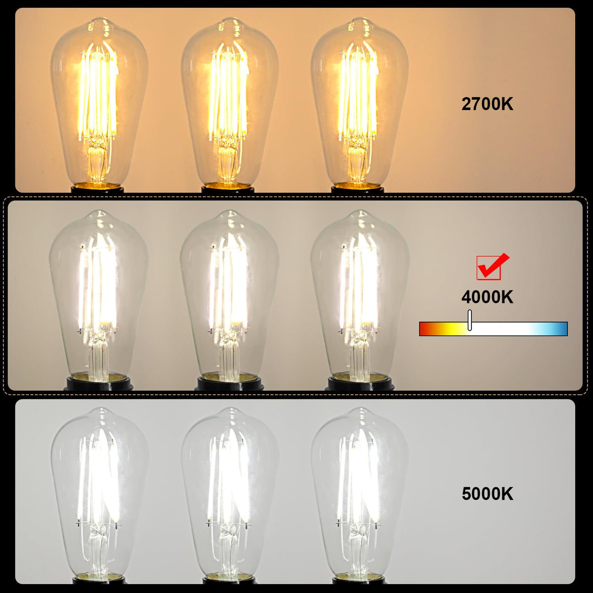 Ascher bulbs offer long life up to 20,000 hours in typical use.