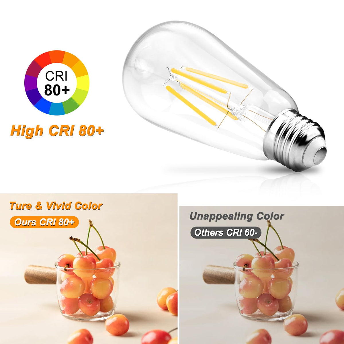 Ascher bulbs save energy and last up to 20,000 hours.
