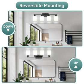 Ascher modern bathroom light fixture complements living spaces