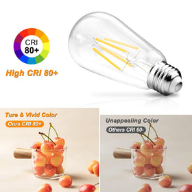 Ascher non-dimmable Edison bulb for simple, steady illumination