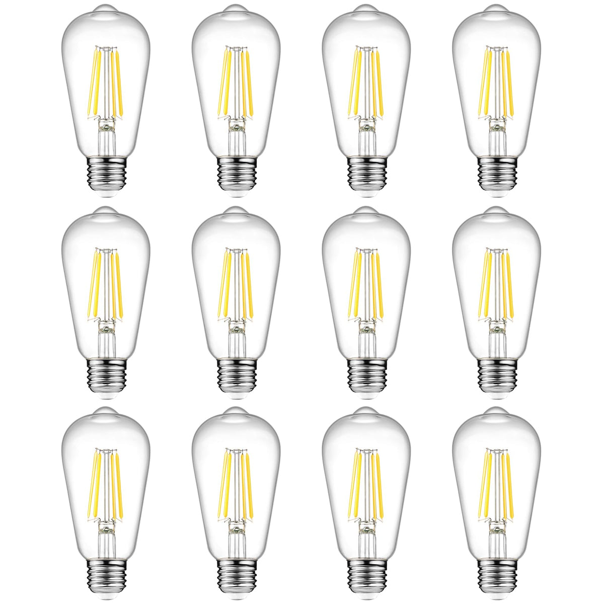 Ascher vintage Edison bulb close-up highlighting filament for warm ambiance.