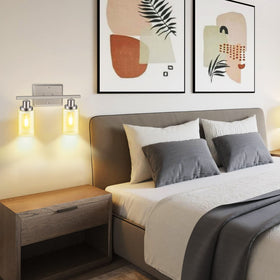 Ascher wall sconce placed in entryway and dining room areas