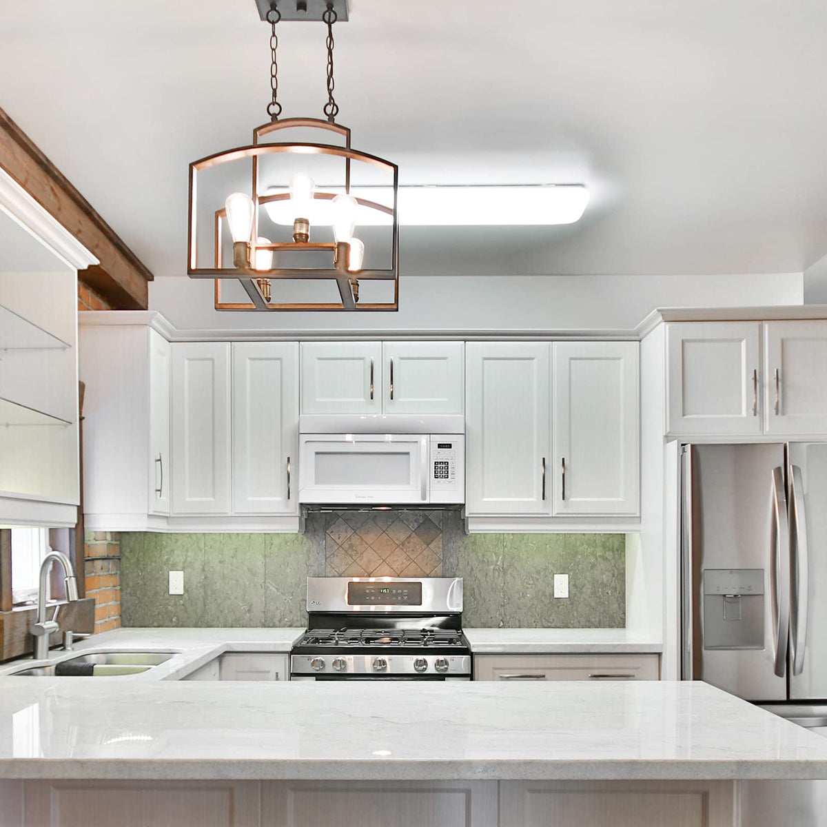 Ascher wall sconce bulbs provide ambient LED illumination