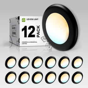 ASD 6-inch disk light on ceiling delivers even illumination for living spaces