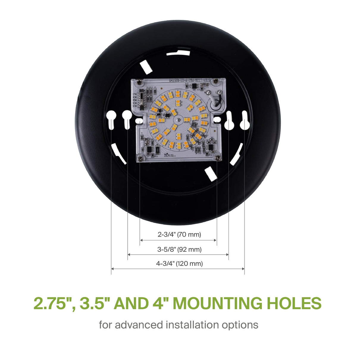ASD disk light installation on J-box offers versatile retrofit options